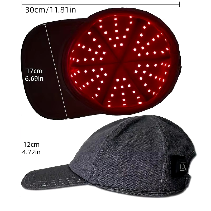 NEW 96Pcs Infrared Leds 660Nm&850Nm Red Light Therapy Hair Growth Cap for Hair Regrowth anti Hair Loss Relax Scalp Hair Care Hat