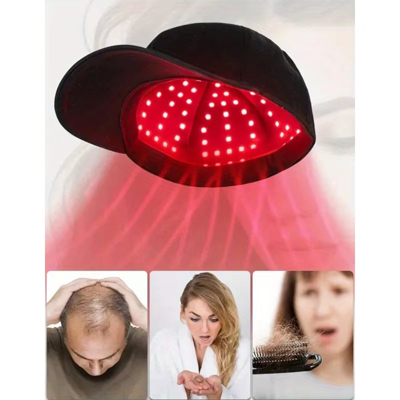 NEW 96Pcs Infrared Leds 660Nm&850Nm Red Light Therapy Hair Growth Cap for Hair Regrowth anti Hair Loss Relax Scalp Hair Care Hat