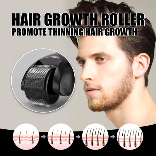 Natural Hair Beard Growth Derma Micro Dermaroller Hair Regrowth anti Hair Loss Men Hair Growth Products